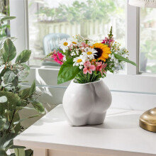 Cute Body Shaped Planter Fun Plant Pots Indoor with Drainage Hole for Houseplants Succulents Small Plant
