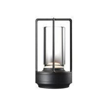 Portable Outdoor Camping Light Led Light Originality Charging Nightlight Bedroom Eye Protection Bedside Lamp Black