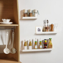4 Stuks Zwevende Wandplanken van Acryl, Badkamerplank voor Thuis, Decoratieve Schilderstrips, Boekenplank voor Speelgoed, Gemonteerd