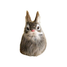 Cute Imitation Rabbit Bunny Window Decoration Artificial Statue Dining Table Decoration in Easter Restaurant D