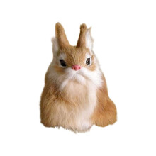 Cute Imitation Rabbit Bunny Window Decoration Artificial Statue Dining Table Decoration in Easter Restaurant B