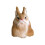 Cute Imitation Rabbit Bunny Window Decoration Artificial Statue Dining Table Decoration in Easter Restaurant B 1