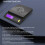 Digital Electronic Kitchen Scale Household Multifunction Stainless Steel Measuring Weighing Baking Tool LCD Display,C 1