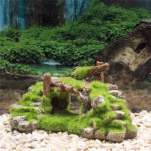 Mech Rockery Kształt Fish Tank Ozdoby Dekoracje Kształtowanie Krajobrazu Żywica Rockery Akwarium Żywica Rockery Home Ozdoby
