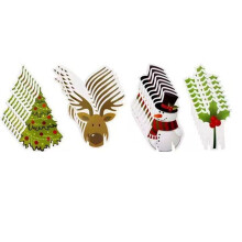 200 Pezzi Bicchieri Vino, Decorazioni Natalizie, Cappelli Babbo Natale, Decorazioni In Vetro, Decorazioni per Casa, Decorazioni per L'Albero di