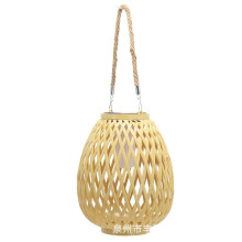 Woven Lampskärmar Solskydd Hänglampa Wicker Woven Pendel Lampskärmar Pendellampa,Lägre Bredd Varmlampa