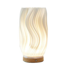 Bedside Lamps for Nightstand Lamp Vintage Striped Small Night Light Vase Design Rechargeable Light Breeze A