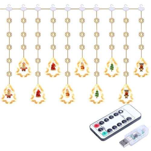 Christmas Decoration Led Light String Christmas Tree Shape Lights Indoor Atmosphere Lights