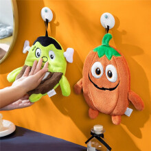 4PCS Halloween Hand Towel Serviettes Super Absorbent Handkerchief Towel for Hands HalloweenGift for Kids
