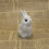 Cute Imitation Rabbit Bunny Window Decoration Artificial Statue Dining Table Decoration in Easter Restaurant C 4