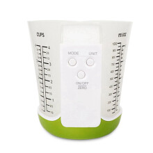 Electronic Measuring Cup Scale with LCD Display 1000ml Large Capacity Kitchen Food Digital Scale 5kg Nutrition Scale