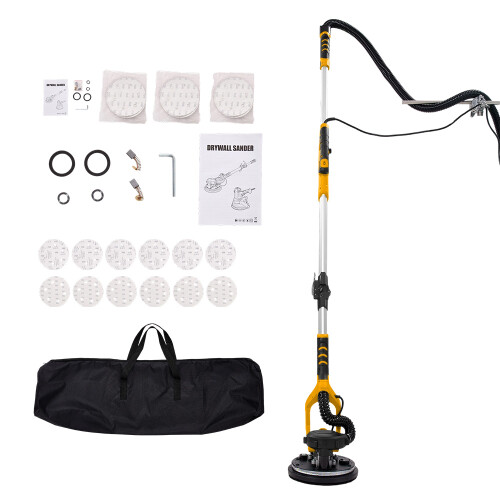 Living And Home 810W Electric Drywall Sander with Vacuum Dust Collection