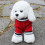 Jumpsuit Dog Pullover Knitted Sweater for Medium Dogs-Red XXL 4