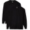 Hanes Men Long Sleeve Shirt, 2 Pack (S) Black 1