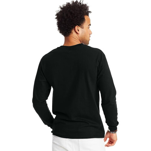 Hanes Men Long Sleeve Shirt, 2 Pack (S) DeepForest 2