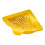 Suction Cup Kitchen Sink Strainer Basket for Easy Dish-Yellow 1