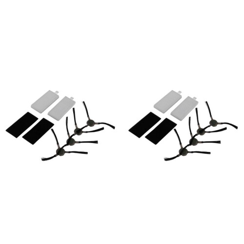 2set Suitable for  Sweeping Robot Accessories M201 / T700 / M500 / 501 Side Brush Filter Screen