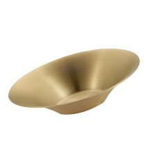 Premium Stainless Steel 27Cm Salad Bowl Round Serving-Gold.