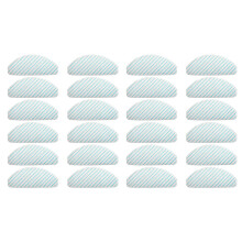 24 Pack Microfiber Mopping Pads for DEEBOT OZMO T8 T8 AIVI Vacuum Cleaner Moping Cloths Rags Spare Parts
