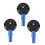 3pcs 3 Inch Concave Vacuum Cup 75mm Heavy Duty Hand Pump Suction Cup with M6 Threaded Stud 1