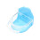 Support pour perroquet peu encombrant, doté d'une tasse-Bleu 1