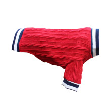 Dog Sweater Winter Apparel Knitted Cloth Thick Coat-Red S