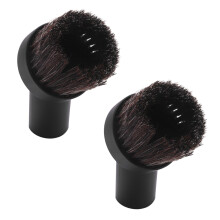 2X Brosse A Poussieres pour Aspirateur/Brosse A Epousseter La Poussiere Outil Attachement Cheveux Cheval Ronde 32mm