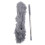 2X Gutter Cleaning Brush Roofing Tool with Telescopic Extendable Pole 8.2Ft Guard Cleaner Tool Easy Remove Leave, Grey 3