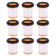 9Pcs Filters for Ion W1 Cordless Handheld Vacuum Wv200 Wv201 Wv205 Parts