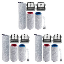 3Satz Ersatzteile Walzenbürste HEPA-Filter Kompatibel für Dyad U10 Nass- und Trockensauger-Zubehör