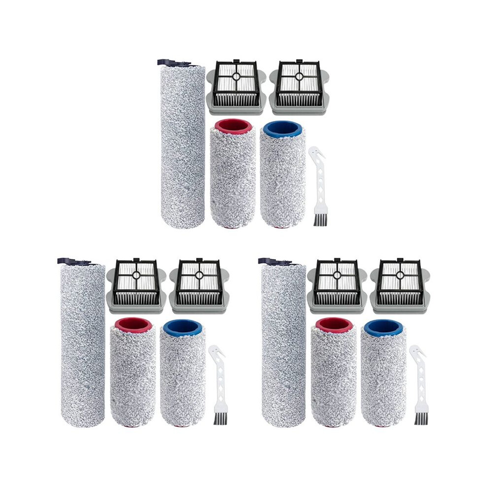 3 Set Replacement Parts Roller Brush Hepa Filters Compatible For Dyad U10 Wet And Dry Vacuum Cleaner 4712439060918