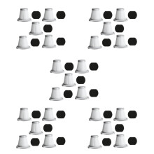 25Pcs/5Set for Midea Handheld Vacuum Cleaner SC861 SC861A Accessories Haipa Filter HEPA Filter