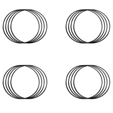 4X Passend für Deebot De55 / 53Dn55 / 520 / T5 Kehrroboter Zubehör Motor LDS Belt