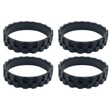 6St för S5/T6/T7 Tillbehör Walking Wheel Däck Hudbyte Robotdammsugare Delar