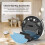 4 Pièces Accessoires de Vadrouille pour Aspirateur Robot  M210 4