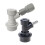 Quick Disconnect Couplers for DIY Beer Sodas Kegs Nonrust-Grey 2