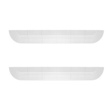 2X Door Sill Strip for All Robotic Vacuum Cleaner Replacement Spare Parts Accessories Ramp Doorway Crossing Helper B
