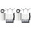 2set for  Mop Self-Cleaning Robot Replacement Side Brushes Main Brush Filter Dust Box Mop Cleaning Pad Accessories 1