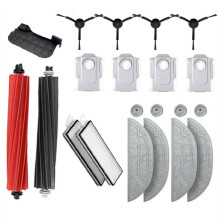 Accessoires pour aspirateur robot pour S8 MaxV Ultra, ensemble de serpillères, sacs d'aspirateur, brosse latérale, filtre remplaçable