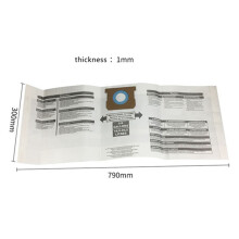 6X Universal Dry Dust Bag 5 to 8 Gallon Vacuum Cleaner Replacement Accessory Fit for 90661 906-61 9066100