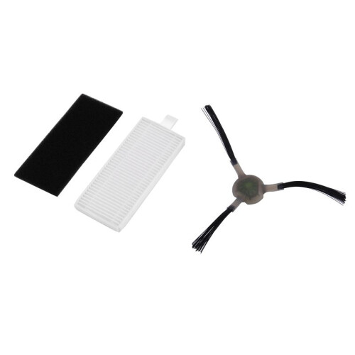 2set Suitable for  Sweeping Robot Accessories M201 / T700 / M500 / 501 Side Brush Filter Screen 1