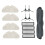 13 Pcs for  Bot D10s / D10s Pro Sweeping Machine Accessories Main Side Brush Mop Filter Dust Bags 5