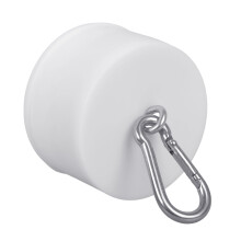 Flag Display Weight Magnetic Holder Flying Correctly-White