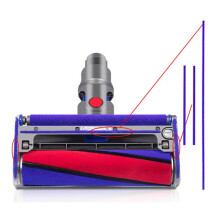 24PCS Compatible with Vacuum Cleaner Electric Floor Brush Sticker V7V8V10V11 Soft Plush Strip Accessories
