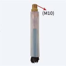 3X Brosse de Nettoyage de Soudure en Fibre de Carbone à Filetage M10 Utilisée pour Nettoyer Les Soudures en Acier Passivées et Polies Après Une