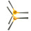 6x Sweeper Replacement Side Brush Suitable for  800T Robot Vacuum Cleaner Sweeper Side Brush Accessories 2