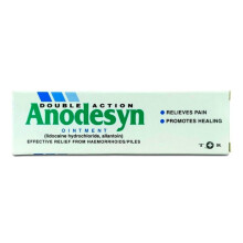 Anodesyn Ointment | Herbal Anal & Skin Care Ointment | Relieves Hemorrhoids, Fissures & Itching - 25gm