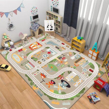 (Style02, 100X150CM/(39X59inch)) Games Floor Carpet Mat Living Room Anti-Slip UK