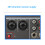 USB 4-Channel Sound Mixer with BT, 48V Phantom, 25W 13