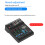 USB 4-Channel Sound Mixer with BT, 48V Phantom, 25W 7